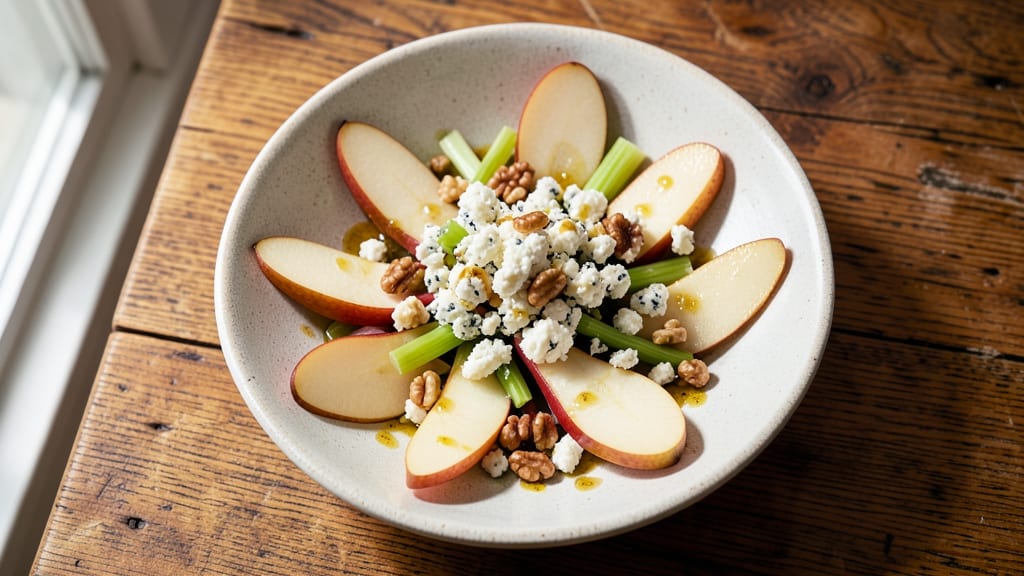 Barefoot Contessa Pear and Blue Cheese Salad Recipe: Sweet-Tart Balance With Crisp Celery Crowns