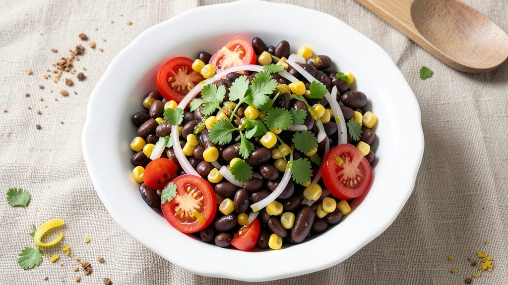 Black Bean Corn Salsa Salad Recipe: Zesty Lime and Cilantro Brightness