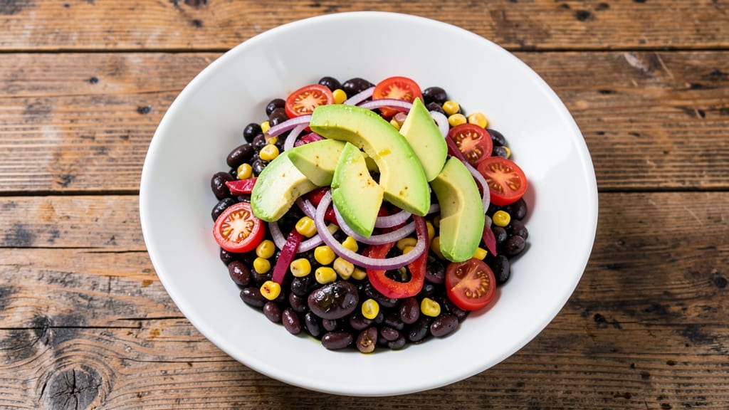 Vegan Bean Salad Recipe Mexican: Zesty Lime and Cilantro Crunch in 15 Minutes