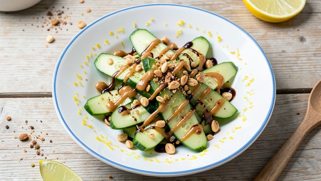 Asian Cucumber Peanut Butter Salad Recipe: Nutty-Tangy Crunch in 10 Minutes