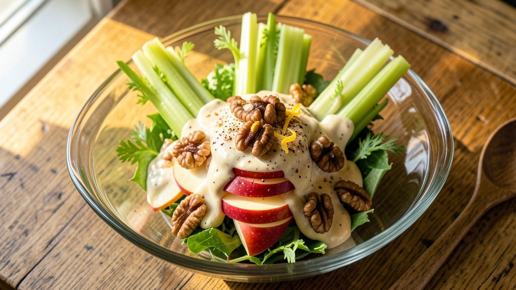 Barefoot Contessa Waldorf Salad Recipe: Anchovy-Infused Creaminess Meets Celery Crown Crunch