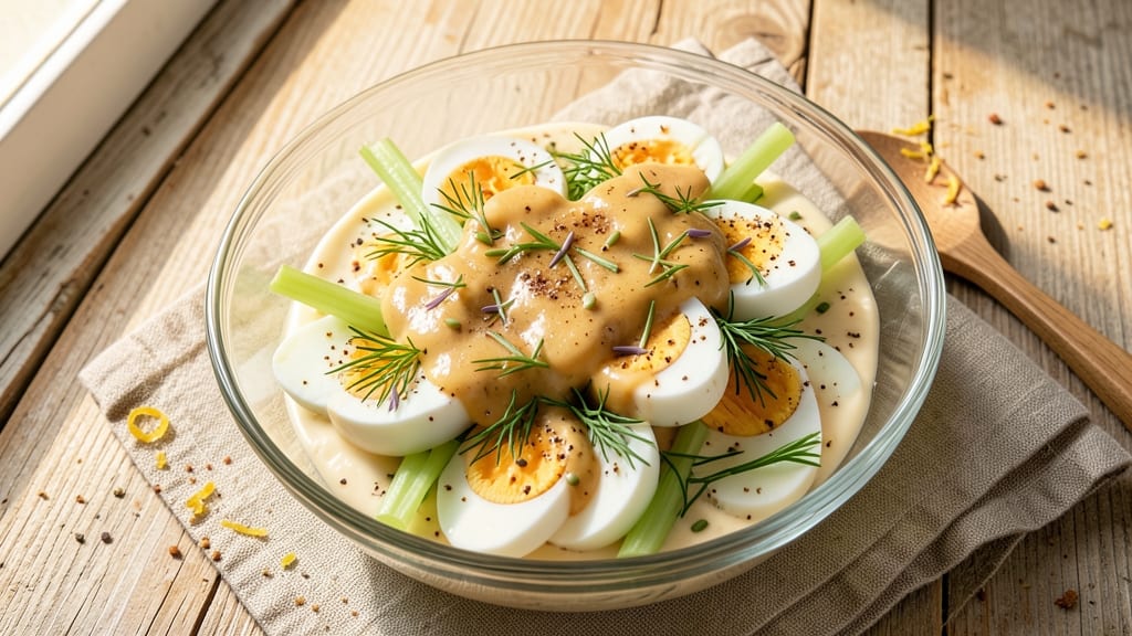 Best Tasting Egg Salad Recipe: Herb-Infused Creaminess With Celery Crunch