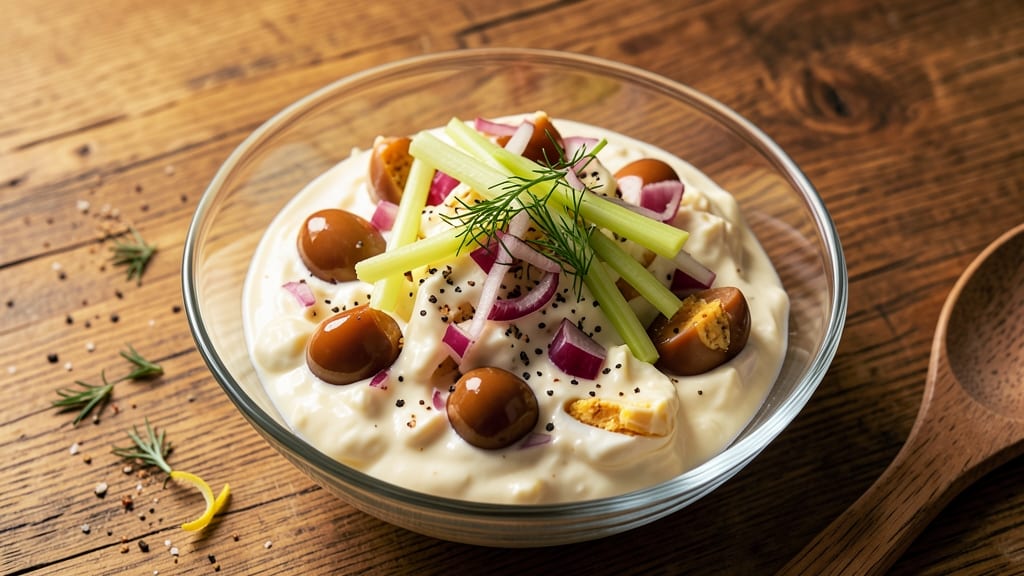 Award-Winning Egg Salad Recipe: Celery-Crowned Creaminess With Perfect Parmesan Harmony