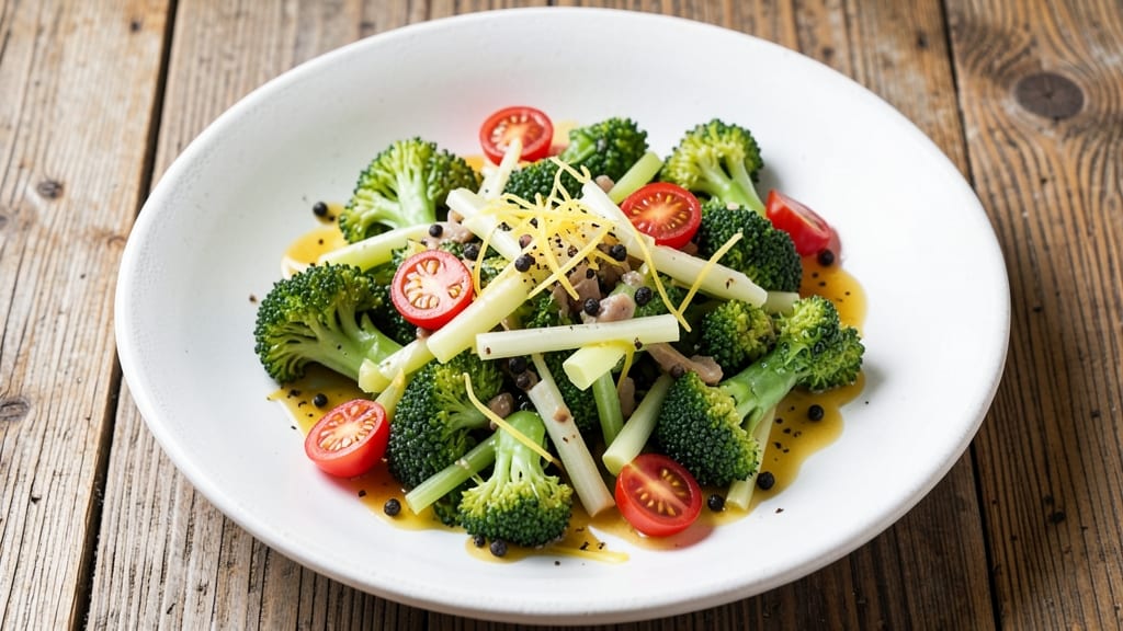 Ina Garten's Broccoli Salad Recipe: Crisp Celery Crowns Over Tangy Lemon Anchovy Dressing
