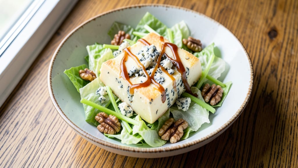 Bleu Cheese Wedge Salad Recipe: Crisp Celery Crowns Over Tangy Blue Cheese Bliss