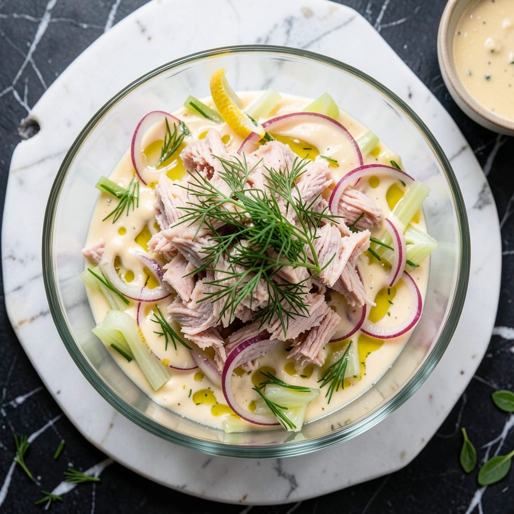 Amazing Tuna Salad Recipe: Crunchy Celery and Lemon Zing