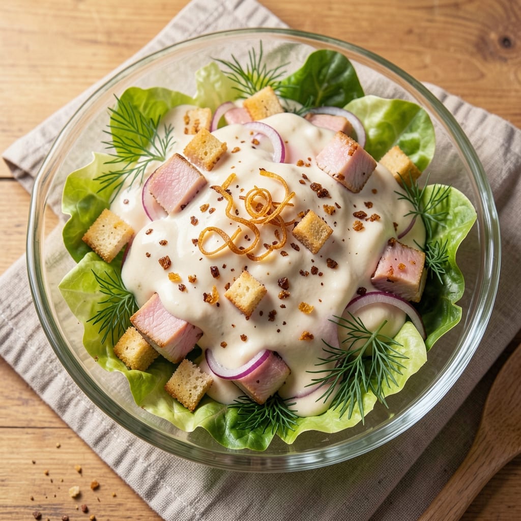 1000 Island Dressing Salad Recipe: Creamy Mayonnaise and Herb-Layered Freshness