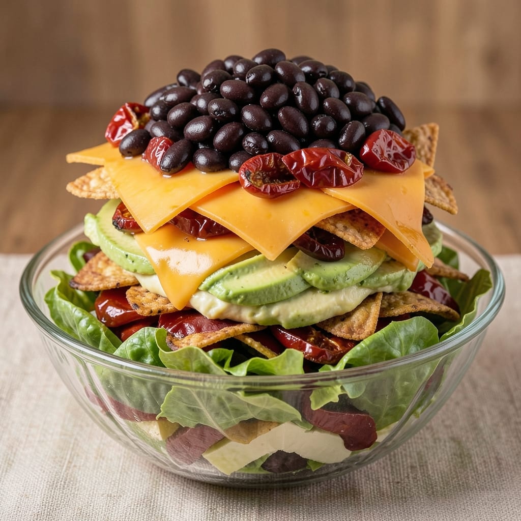 9 Layer Salad Recipe: Crunchy, Creamy, Colorful Stack of Flavors