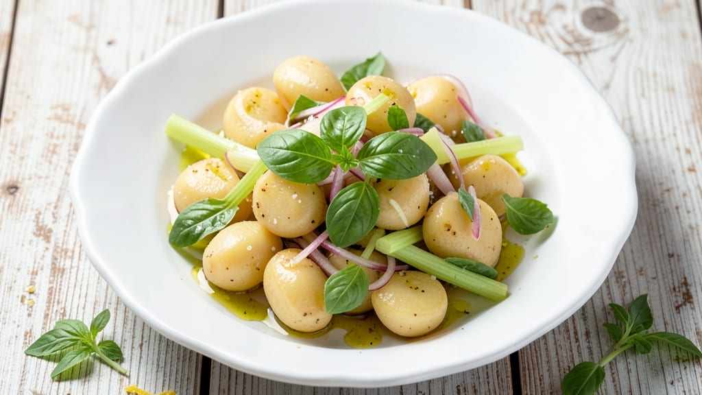 Antipasto Potato Salad Recipe: Italian-Inspired Crunch With Celery Crowns
