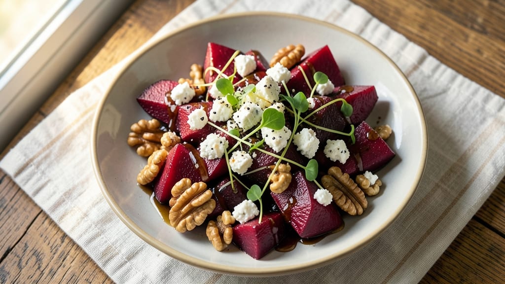 Beetroot Walnut Feta Salad Recipe: Earthy Sweetness and Nutty Crunch Balance