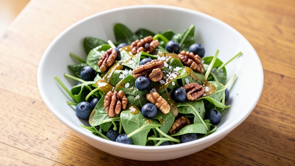 Blueberry Walnut Salad Recipe: Sweet-Tart Balance With Crunchy Texture