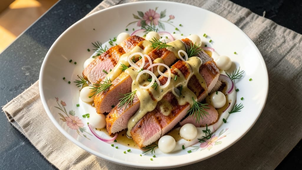 Barefoot Contessa's Mustard Chicken Salad Recipe: Bold Mustard-Kissed Chicken in Creamy Herb Dressing
