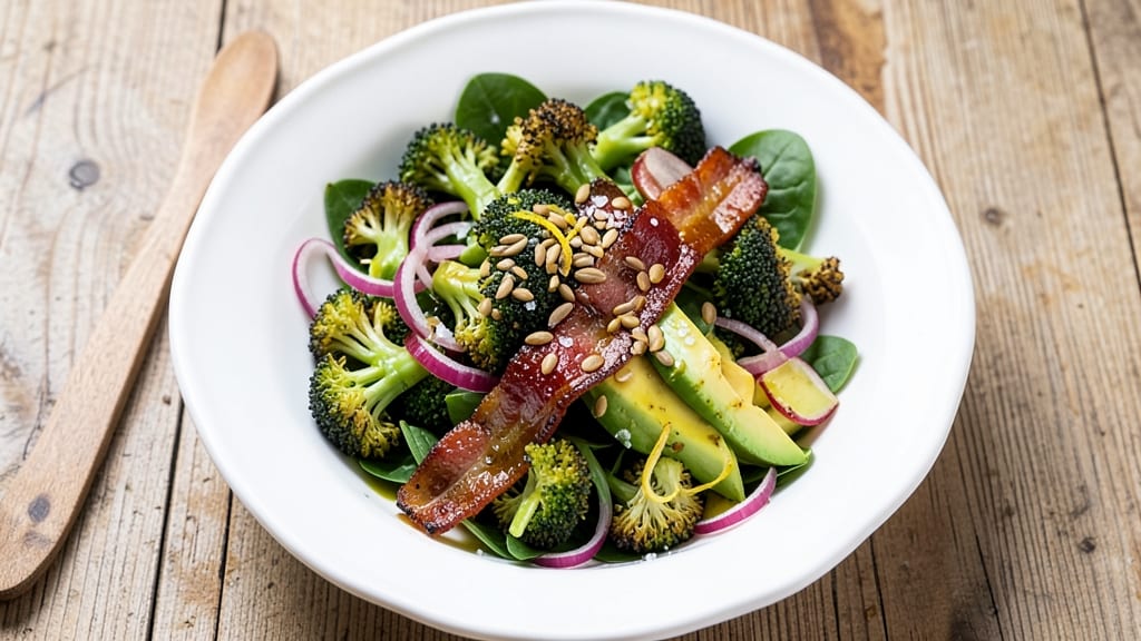 Broccoli Bacon Salad Recipe Sunflower Seeds: Crunchy Protein-Packed Bite in 15 Minutes