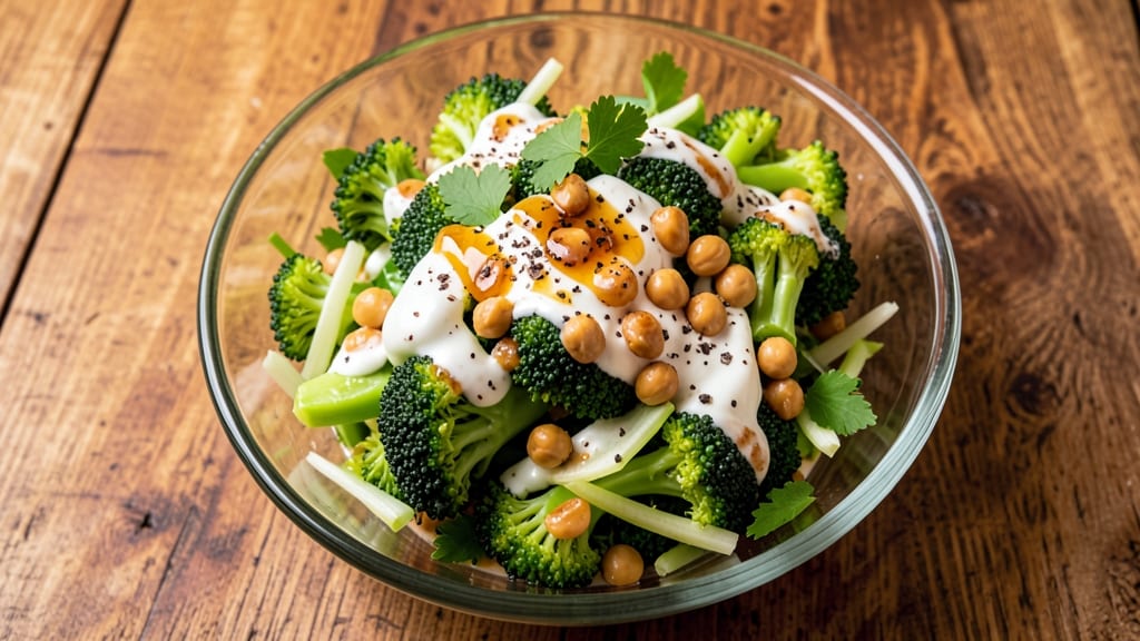 Broccoli Salad Recipe No Sugar: Crunchy Celery Crowns With Creamy Herb Vinaigrette