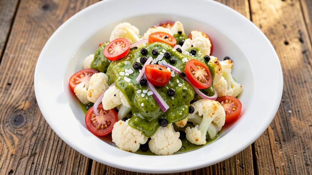 Best Cauliflower Salad Recipe Ever: Crispy Roasted Bites with Creamy Parmesan Zing