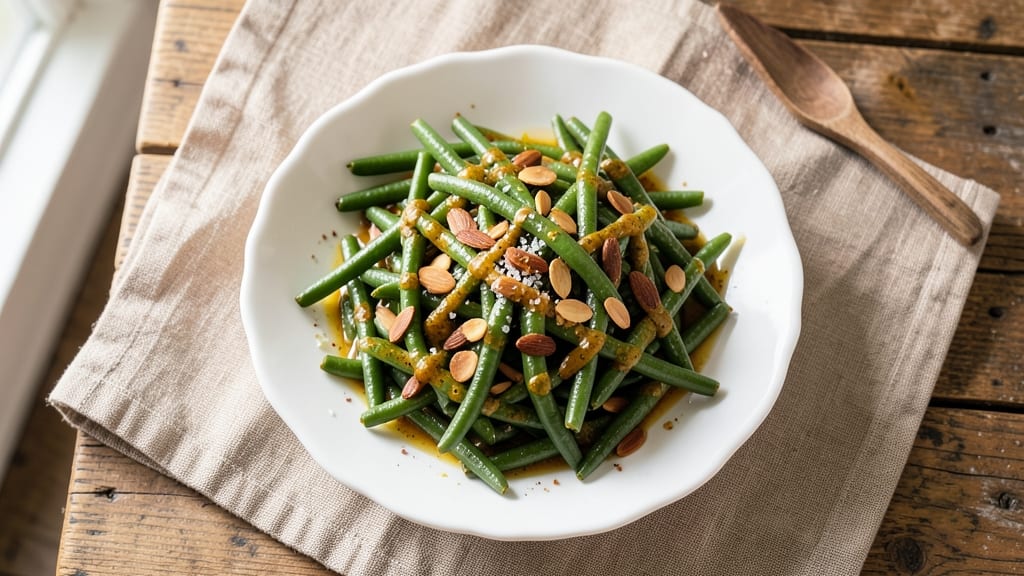 Jamie Oliver's Green Bean Salad Recipe: Blistered Beans With Toasted Almond Crunch
