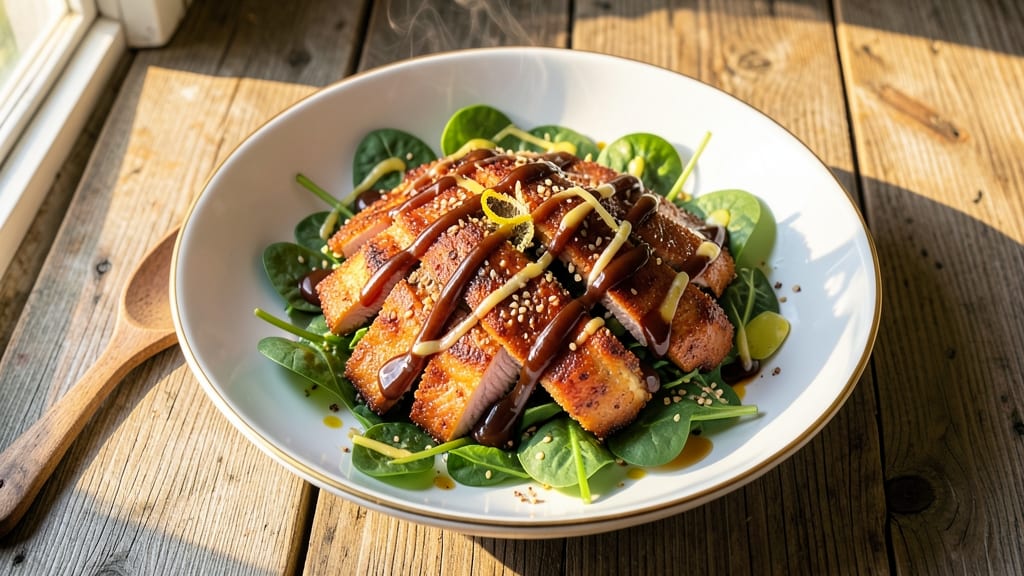 Asian Crispy Duck Salad Recipe: Wok-Seared Crunch Over Sesame-Lime Vinaigrette